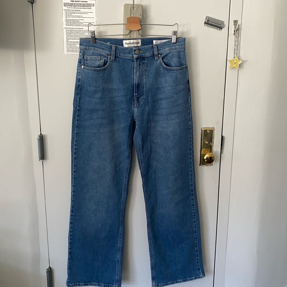 Tomorrow Women's Straight Leg Blue Jeans